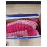 MIULEE Boho Farmhouse Christmas Throw Pillow Covers 18x18 Inch Set of 4 Romantic Decorative Cushion Covers Spring Corduroy Home Decor for Feminine Valentines Couch Bed Sofa Living Room Aesthetic Pink