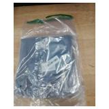 ZLINA Set of 2 Velvet Decorative Throw Pillow Covers Navy Blue White Patchwork with Gold Leather Pillow Covers 18 Ã 18 Inch Cushion Covers Decor Living Room Sofa Bedroom Car