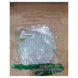 Akstore 50PCS Premium Sheer Organza Gift Bags, 3X4 inch (usable size: 3 x 2.9 inches) Elegant Jewelry Pouches (White)