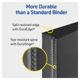 Avery Heavy-Duty View 3 Ring Binder, 1\" One Touch EZD Rings, 275-Sheet Capacity, 1.4 Inch Wide Spine, Great for Home, School Supplies, Office, or Organization Needs, 1 White Binder (79199)