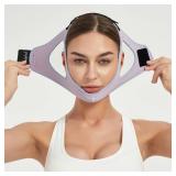 Adjustable Anti Snoring Chin Strap for CPAP Users - Breathable Snore Stopping Device Face Mask Bandage Keeping Mouth Closed - Chin Strap for Snoring for Men and Women (Purple)