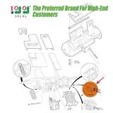 10L0L MCOR Throttle Potentiometer for Club Car Precedent 2004-2011 Golf Cart, Accelerator Sensor Motor Controller Output Regulator, OEM# 103327901 102528501