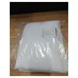 NICETOWM Window Treatment Curtain Panels - (White Color) W42 x L50, 2 Pieces, Semi Blackout Window Treatment Drape Panel for Kids Bedroom