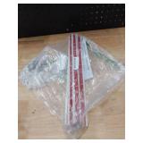 OEOEKHDJ Self Adhesive Curtain Track Ceiling Or Wall, No Drill Curtain Rod, Adhesive Curtain Rod For Windows Cabinet Closet Bathroom Shower Curtain (32 Inch) (256 Inch)