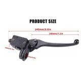 MWMNUN Right Brake Master Cylinder Brake Lever for Taotao Sunl 50cc 110cc 125cc Polaris Outlaw 525 Roketa Taotao Kazuma Eton Baja Honda 250R ATV ATC 4 Wheeler Dirt Bike Parts