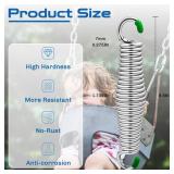 Premium Porch Swing Springs,1300 LB Heavy Duty Springs, Rust Resistant Swing Springs, Spring for Swing Hammock Hanging Chair Spring for Hammock Spring,Porch Swings
