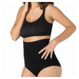 UpSpring C-Panty C-Section Recovery Underwear with Silicone Panel for Incision Care, Tummy Control Panties High Waist Postpartum Underwear for Womens Black 1X / 2x