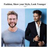 Lcbestbro 3 Pack Business Blue light Blocking Reading Glasses for Men, 0.5 Metal Readers