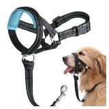 BARKLESS Dog Head Collar, No Pull Head Halter with Soft Padding, Reflective Soft Padded Snout Harness for Small and Medium Dogs