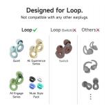 SURITCH Case for Loop Earplugs, Portable Storage Container for Earplugs & Accessories, Black