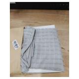 WARMDERN Grey Pillow Covers King Pillow Cases Soft Microfiber Pillow Cases Set of 2 Boho Textured Pillowcase with Envelope Closure(Grey, King 20x36 Inches)