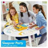 BRAVEBUG You Laugh You Lose Game - Funny Charades Kids Games - Board Games for Kids & Teens - Try Not to Laugh Challenge - Sleepover Party Supplies for Girls, Birthday Game for Family, Kids & Girls