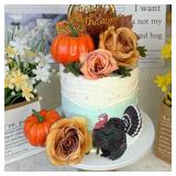 LC JoyCre 3 Inch Animals Turkey Toys Turkey Figurine Farm Animal Figurines for Toddlers Preschool Animals Figures Eduactional Model Toy for Kids Party Decoration