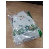 AVOIN colorlife Holly Nutcracker Christmas Tree Skirt 36 Inch, Winter Holiday Tree Mat Decoration