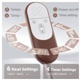 Heating pad for Back, Neck, Shoulder, Cramps and Leg Pain Relief, Heat Pads Christmas Gifts for Women, Men, Mom, Dad, Auto-Off,Machine Washable,Moist Dry Heat Options,Extra Large 12\"x24\"