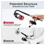 Piscifun Fishing Line Winder Spooler Machine Spinning Reel Spool Spooling Station System Automatic Spools Holder