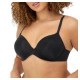 Maidenform One Fab Fit Underwire, Push-Up T-Shirt, Modern Demi, Lightly Padded Bra with Convertible Straps