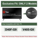 No-Drill TV Stand Legs Exclusive for Vizio D40F-G9 V405-G9, Only for Vizio TV Replacement Stand We Listed, Not for Other Models, w/All Screws, Instructions & Non-Slip Pads