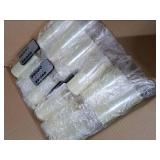 YuaChuamei Set of 24 Ivory Acrylic LED Candles, Battery Operated with Remote Control and Timer, Flickering Flameless Candles with for Christmas ï¼Weddingï¼ Home Party Decor (5\" 6\" 7\" H)