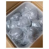 Stanbroil 12 Pack Ceramic Balls, Mixed 4 Sizes Fireplace Balls, Modern Accessory for Indoor or Outdoor Fireplace, Fire Pits and Fire Bowl, Gray