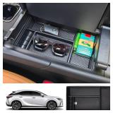 Treesiche Center Console Organizer Compatible with Lexus RX 2023 2024 2025 2026, Organizer Tray for 2025 RX Hybrid RX 350h 500h F Sport Premium+ Luxury F Sport Handling