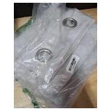 Beauoop Grey Floral Jacquard Blackout Curtains 84 Inches Long 2 Panels for Bedroom Living Room Gray Flower Chenille Room Darkening Thermal Insulated Soundproof Grommet Window Treatments Drapes, 52x84