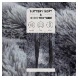 Bedsure GentleSoft Fluffy Fuzzy Faux Fur Throw Blanket for Couch, Soft Sherpa Fleece Cozy Gifts for Women, Plush Bed Blanket Christmas Room Decor for Men, Thick Warm Minky Teen Gifts Winter Bedding