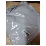 RYB HOME White Curtains Backdrop - Thermal Insulated Room Darkening Bedroom Curtains Vertical Blinds for Patio Sliding Glass Door Living Room Doorway, 100 inch Wide x 84 inch Long, Grayish White