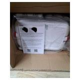 HoMettler Mop and Bucket Set, Flat Mop and Bucket System with Separate Dirty and Clean Water, 3-Compartment Wall Cleaner Mop, Flat Mops for Floor Cleaning with 8 Microfiber Pads