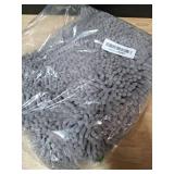 Yimobra Washable Bathroom Rugs, Super Soft & Absorbent Chenille Bath Mat for Floor & Carpet, Quick Dry Non Slip Bath Mat for Tub Shower, 24\" x 17\",Grey