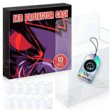 ã10 Pcs UV-Blockingã PKMN ETB Protector Case, Elite Trainer Box Protector, ETB Box Plastic Display Case-Compatible with Elite Trainer Boxes, 0.5mm Thick, Scratch-Resistant Material