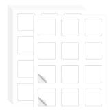 L LIKED 360 Printable Matte Square Sticker Labels 2âx2â- 12 Labels Per Sheet, 30 Sheets - Compatible with Laser & Inkjet Printings