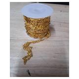 Gold Plated Jewelry Chain Roll