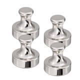 Zepma Heavy Duty Magnetic Push Pins - Refrigerator & Whiteboard Magnets, Pack of 4