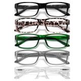 Gaoye Professional Reading Glasses for All Day - Computer Readers with Blue Light Protection - Value Pack