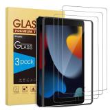 SPARIN 3 Pack Screen Protector for iPad 9th 8th 7th Generation 10.2 inch, Tempered Glass Compatible with iPad 9 8 7 (2021 2020 2019 Model)