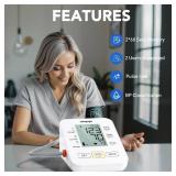 Blood Pressure Monitor, maguja Blood Pressure Monitors for Home Use, Automatic Digital Upper Arm BP Machine with Blood Pressure Cuff, 2 Users