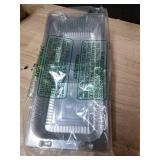 Evnlo 50 Count Clear Plastic Containers with Lids for Food, Thickened Disposable Sandwich Containers Clamshell Boxes for Cake Slice, Dessert, Hamburger, Salad