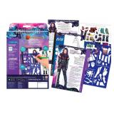 Disney Descendants 3 Fashion Design Sketchbook for Girls - Create Outfits with Evie & More, Includes Stencils, Stickers, Design Guide - Gift for Kids Ages 6+, Develops Real-World Skills Make it Real