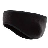 Ear Warmers for Men and Women & Ear Warmers for Cold Weather Headband (Black, One Size)