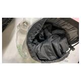 iClimb Hooded 3M Thinsulate Insulation Warm Camping Blanket Wearable Poncho Ultralight Compact (Dark Grey, 1.5 lb)