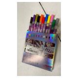 MKNZOME 12 Color Nail Art Pens, 0.5 MM Nail Polish Pens Set Drawing Painting Point Liner Acrylic Painted Pen Kit, Waterproof and Quick-drying Nail for DIY Nails Art Design Manicure Tools