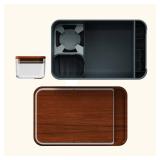 Cubbi - Airtight Box with Tray - Silicone Seals - 100% Air-Tight Storage Box with Accessories â Grey