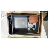 Cubbi - Airtight Box with Tray - Silicone Seals - 100% Air-Tight Storage Box with Accessories â Grey