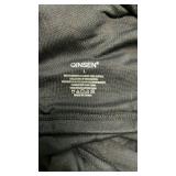 Quinsen Black Womens Dress Shirt L