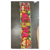 Tropical Tiki Party light up  Banner Aloha