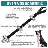 BLUETREE Dog Doorbells Premium Quality Training Potty Great Dog Bells Adjustable Door Bell Dog Bells for Potty Training Your Puppy The Easy Way - 7 Extra Large Loud 1.4 DoorBells