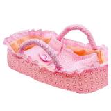Baby Doll Bassinet Portable Carrier for 8-12 Inches Doll Accessories Baby Doll Crib Set Toys Baby Doll Cradle Sleeping Basket Bed