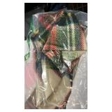 Plaid Pillow Cover 18x18 Inch, Scottish Tartan Red and White Wool Plaid Pattern Symmetric Square Print Double Sided Decorative Pillow Case Throw Pillows Cover