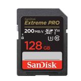 SanDisk 128GB Extreme PRO SDXC UHS-I Memory Card - C10, U3, V30, 4K UHD, SD Card - SDSDXXD-128G-GN4IN